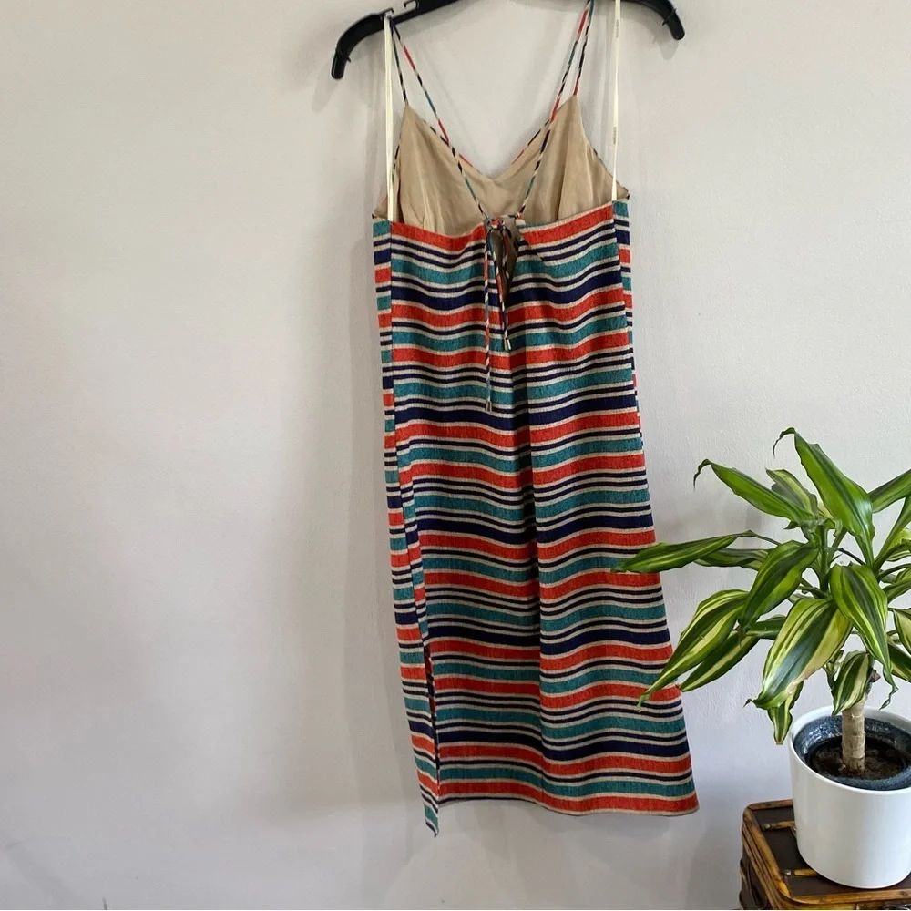 Anthropologie Moon River Midi Side Slits Dress - Picture 3 of 10